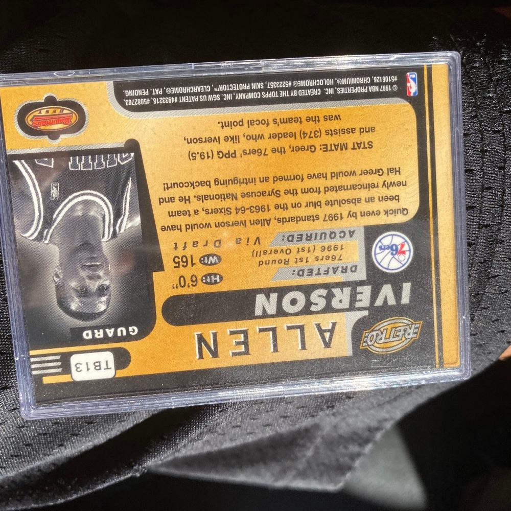 It’s a basketball card that I got from my grandma for my birthday 2 years ago